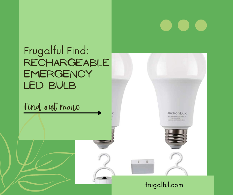 Frugal Find: Rechargeable Lightbulb